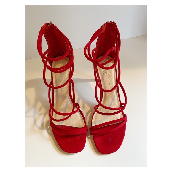 ❌❌SOLD❌❌Chinese Laundry Sheena Red Heels NWOT - Picture 5 of 13